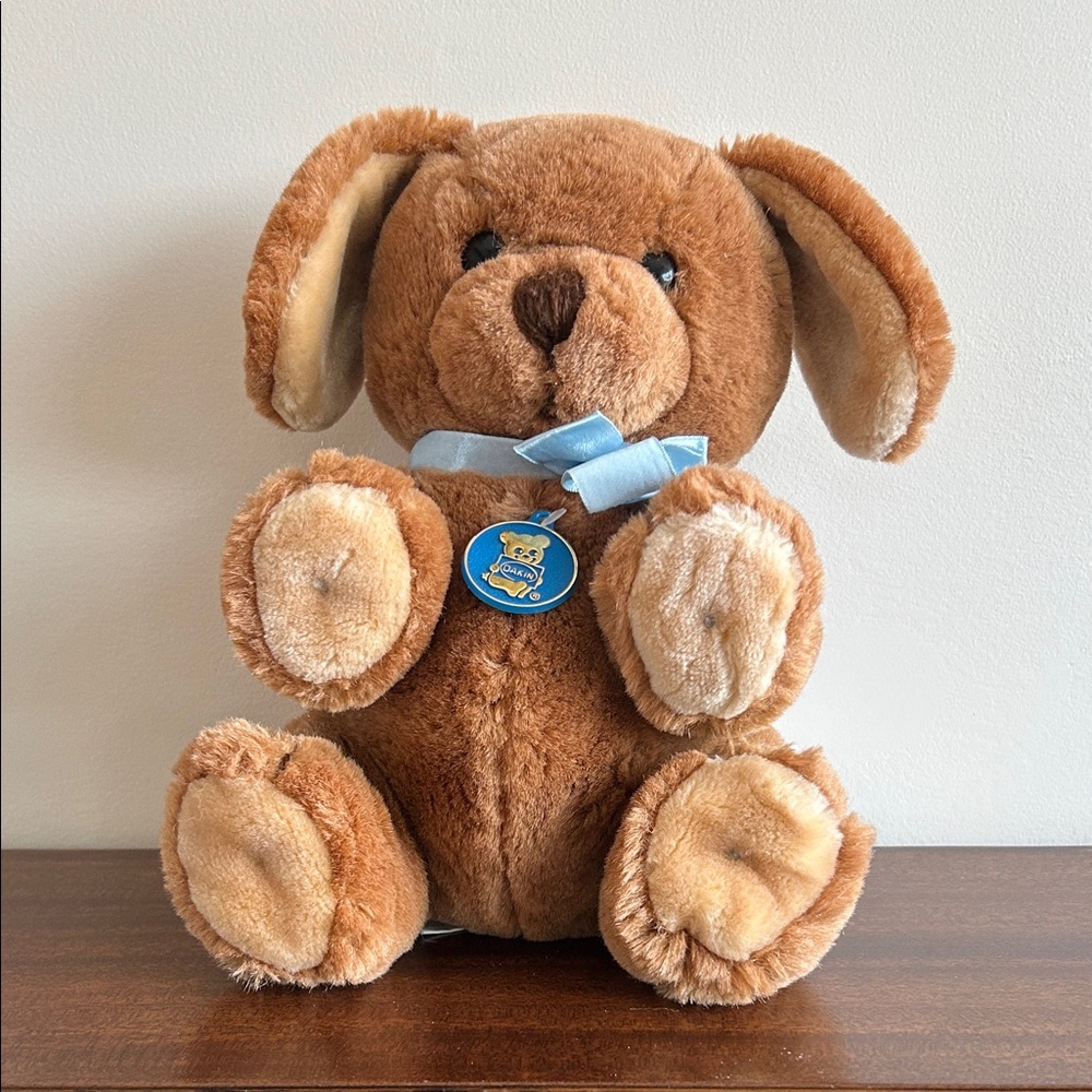 Dakin 1985 Dog or Teddy Bear 10” Plush Toy